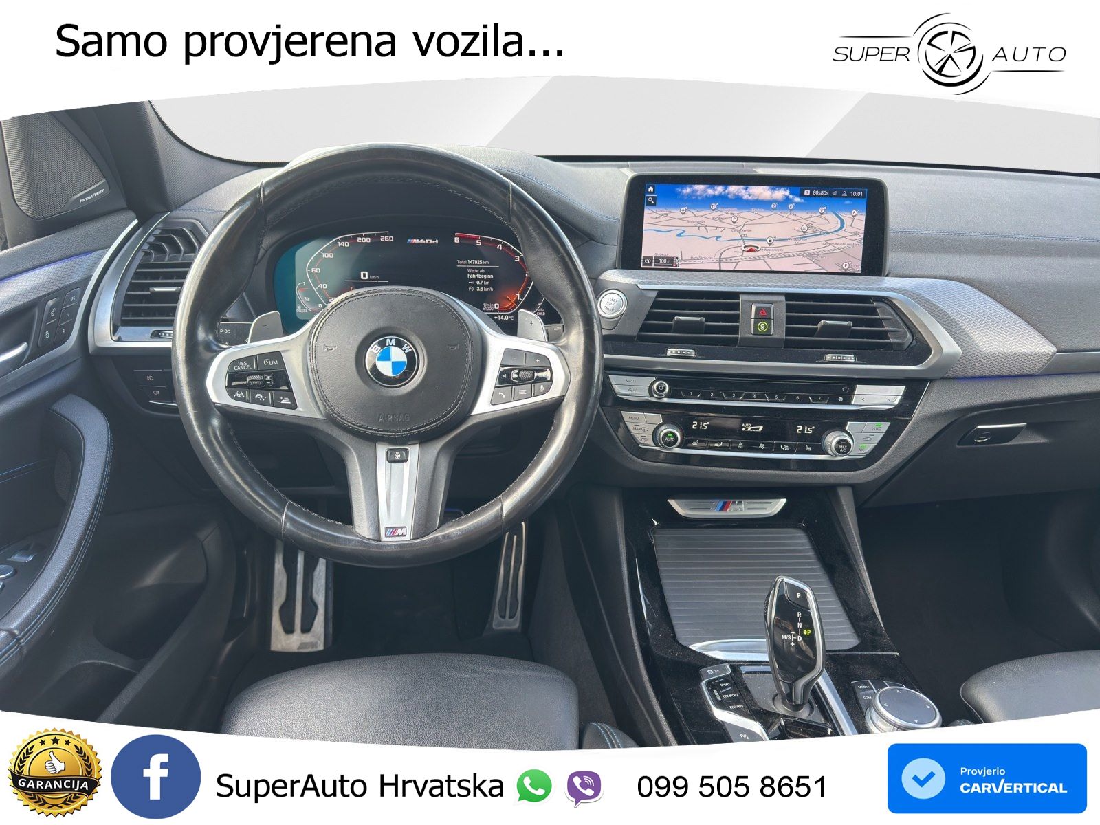 BMW X3 M40d xDrive Steptronic LED+GR SJED+ACC