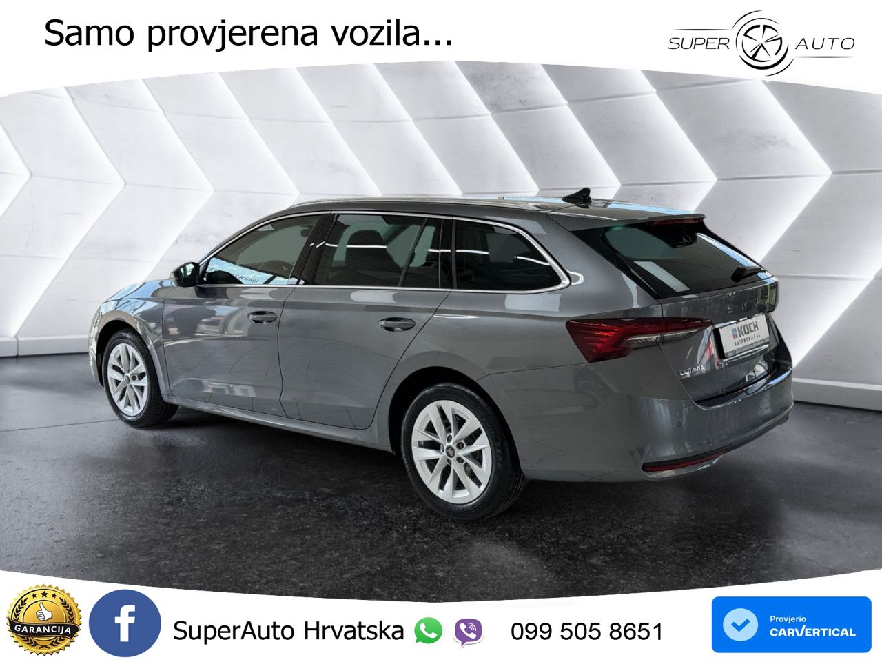 Škoda Octavia Combi 2.0 TDI (150 KS) DSG LED+GR SJED+ACC