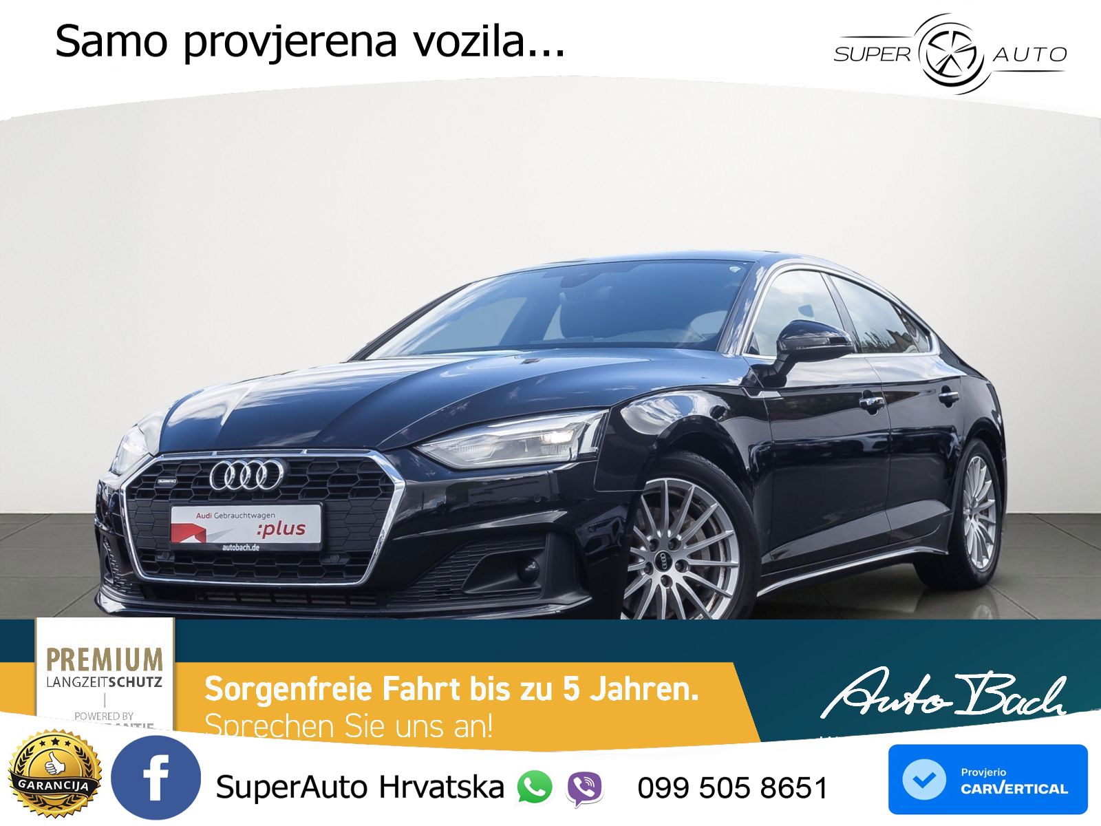 Audi A5 Sportback  40 TFSI (204 KS) quattro S tronic