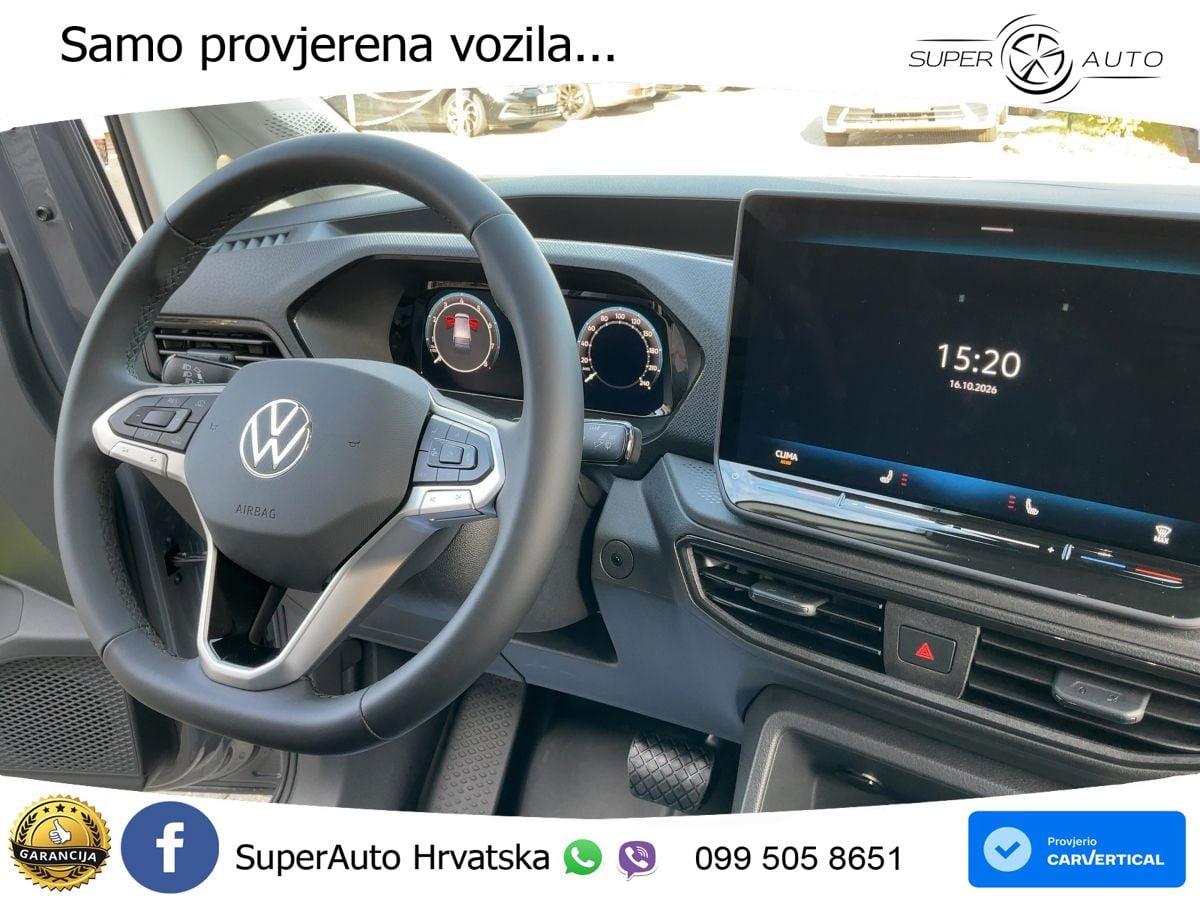 Volkswagen Caddy Cargo 1,5 l TSI DSG R-Kam GRA Klima App-Co 116 KS