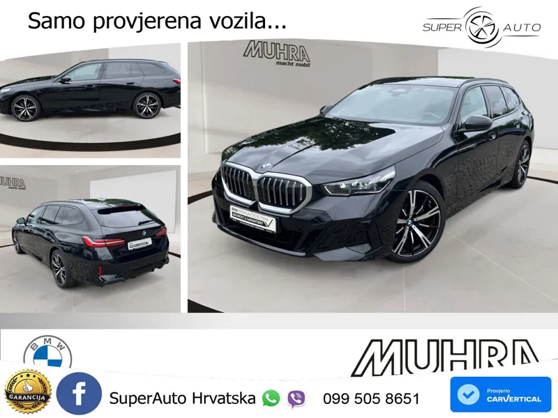 BMW 520d Touring (197 KS) Steptronic M Sport ACC+HEAD+4xGR SJED+360+PANO