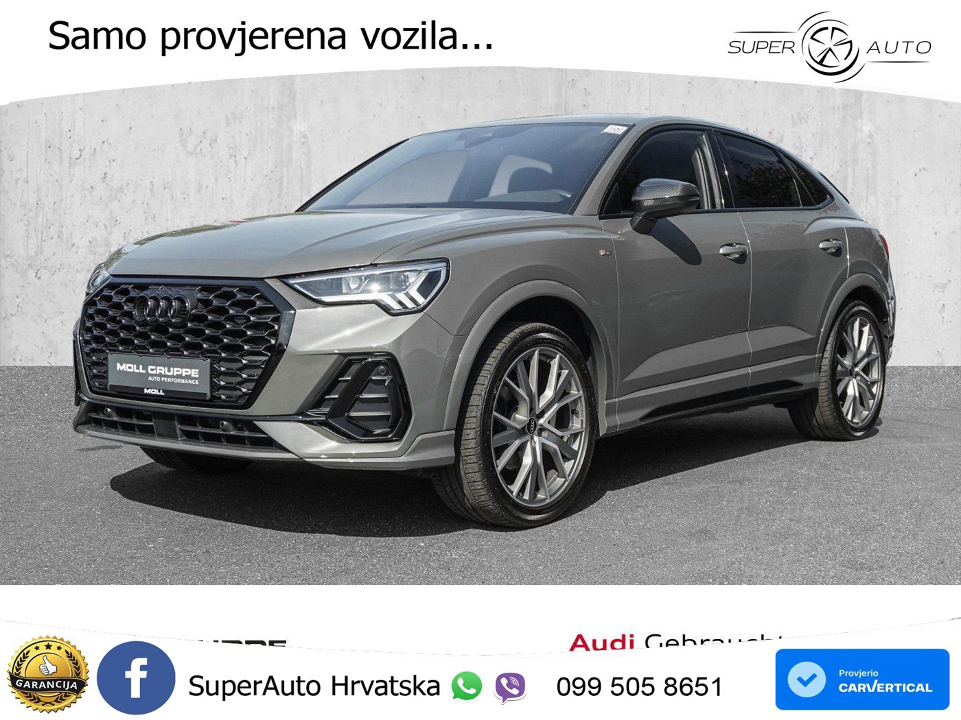 Audi Q3 II Sportback 35 TFSI (150 KS) S tronic S line LED+GR SJED+ACC