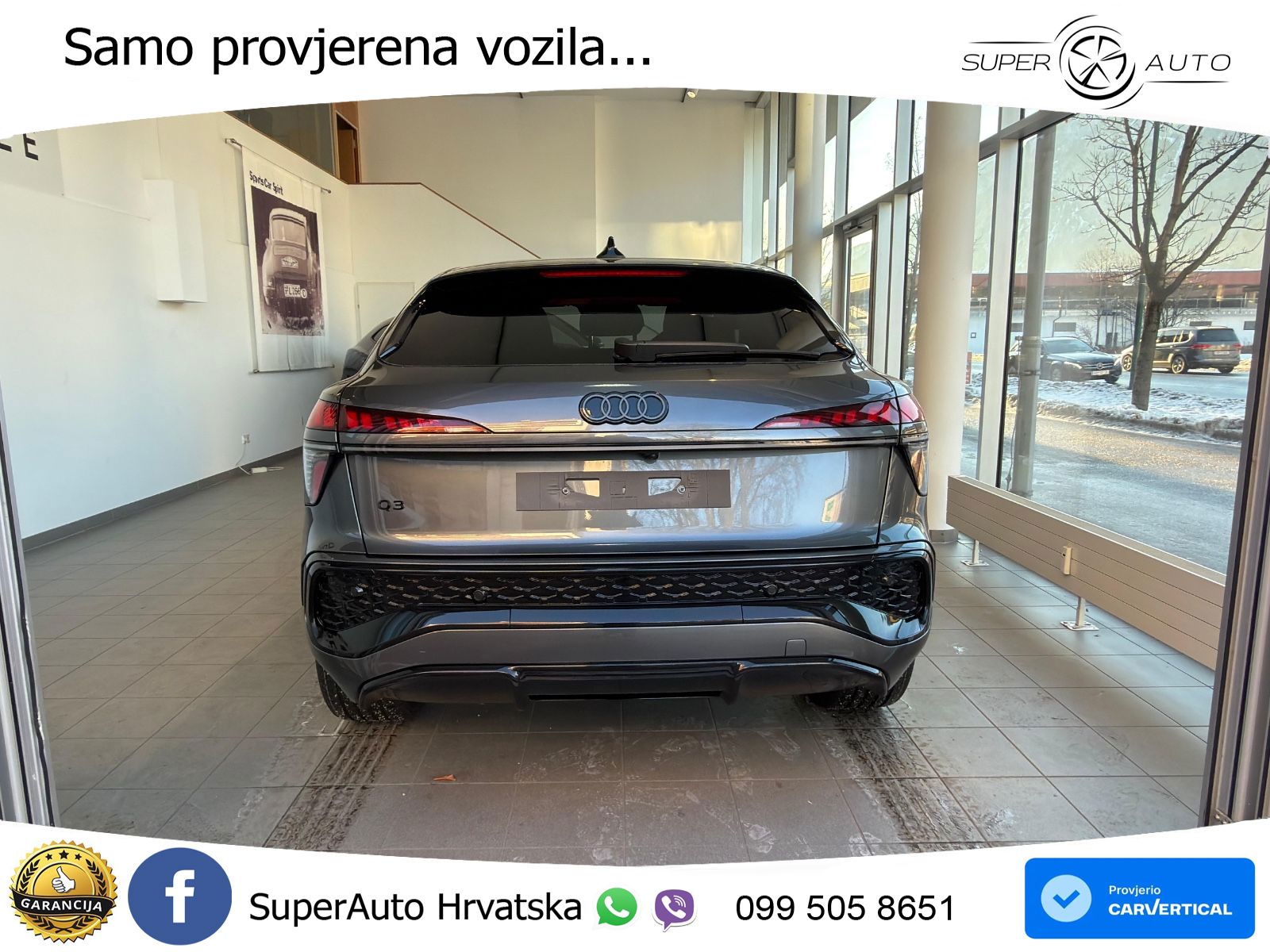 Audi Q3 Sportback 2.0 TDI (150 KS) S tronic S line ACC+HEAD+GR SJED+360+PANO