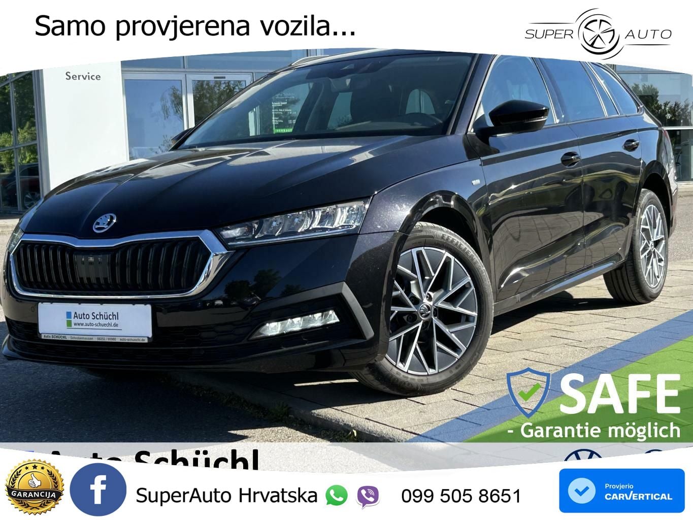 Škoda Octavia Combi 2.0 TDI (150 KS) DSG LED+GR SJED+ACC