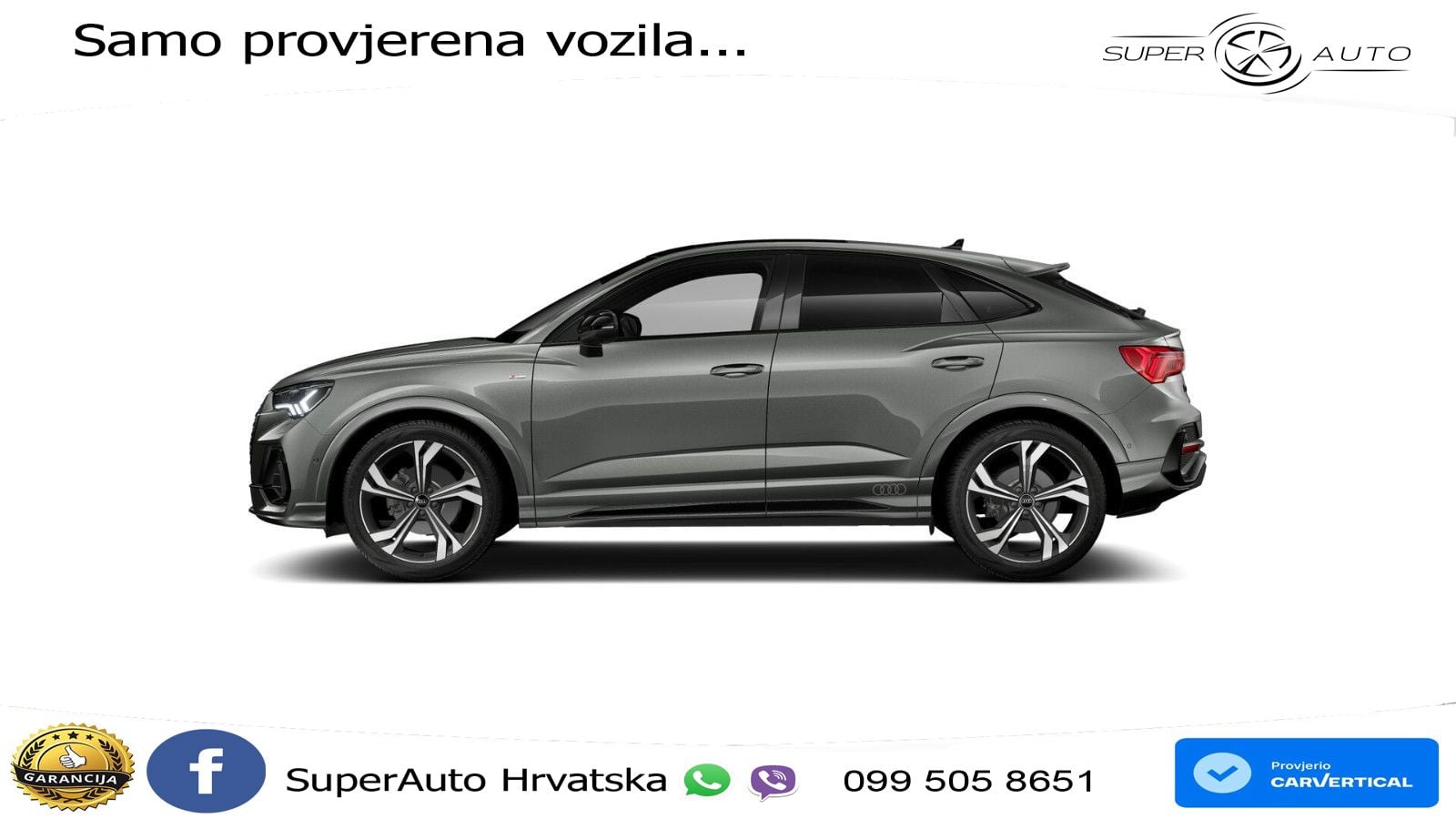 Audi Q3 Sportback 35 TFSI (150 KS) S tronic S line LED+GR SJED+ACC