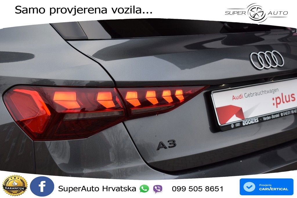 Audi A3 35 TFSI (150 KS) S tronic S line MATRIX+GR SJED+KAM
