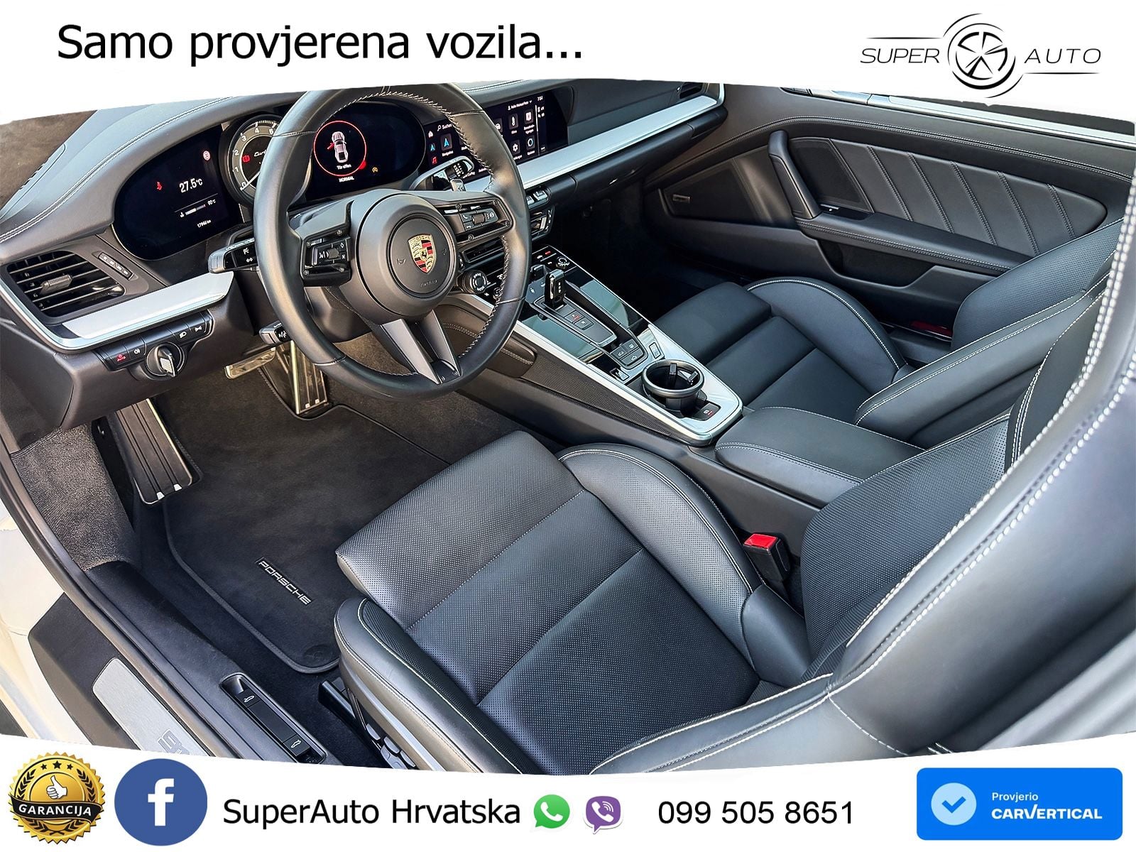 Porsche 911 Turbo 3.8 (580 KS) PDK ZRAČNI+ACC+GR SJED+KAM