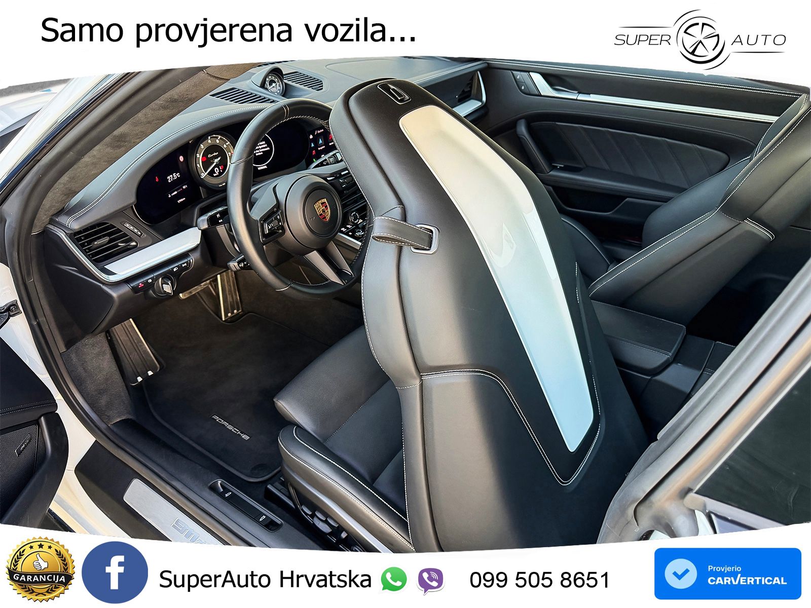 Porsche 911 Turbo 3.8 (580 KS) PDK ZRAČNI+ACC+GR SJED+KAM