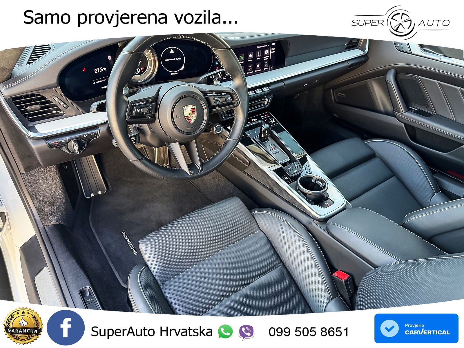 Porsche 911 Turbo 3.8 (580 KS) PDK ZRAČNI+ACC+GR SJED+KAM