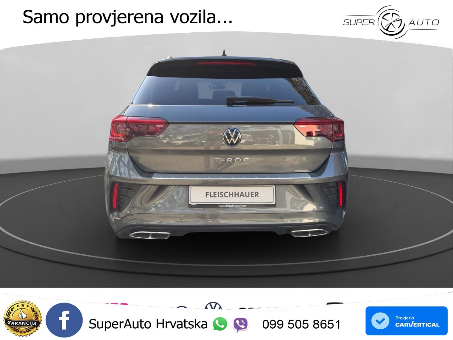 Volkswagen T-Roc 1.5 TSI (150 KS) DSG R-Line LED+GR SJED+ACC