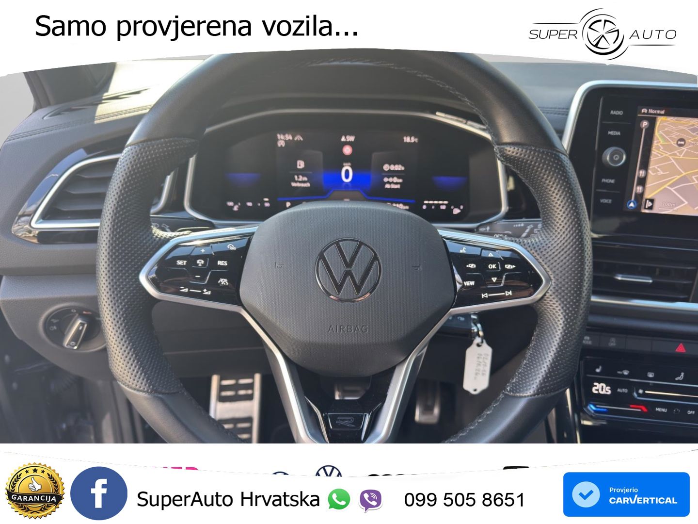 Volkswagen T-Roc 1.5 TSI (150 KS) DSG R-Line LED+GR SJED+ACC