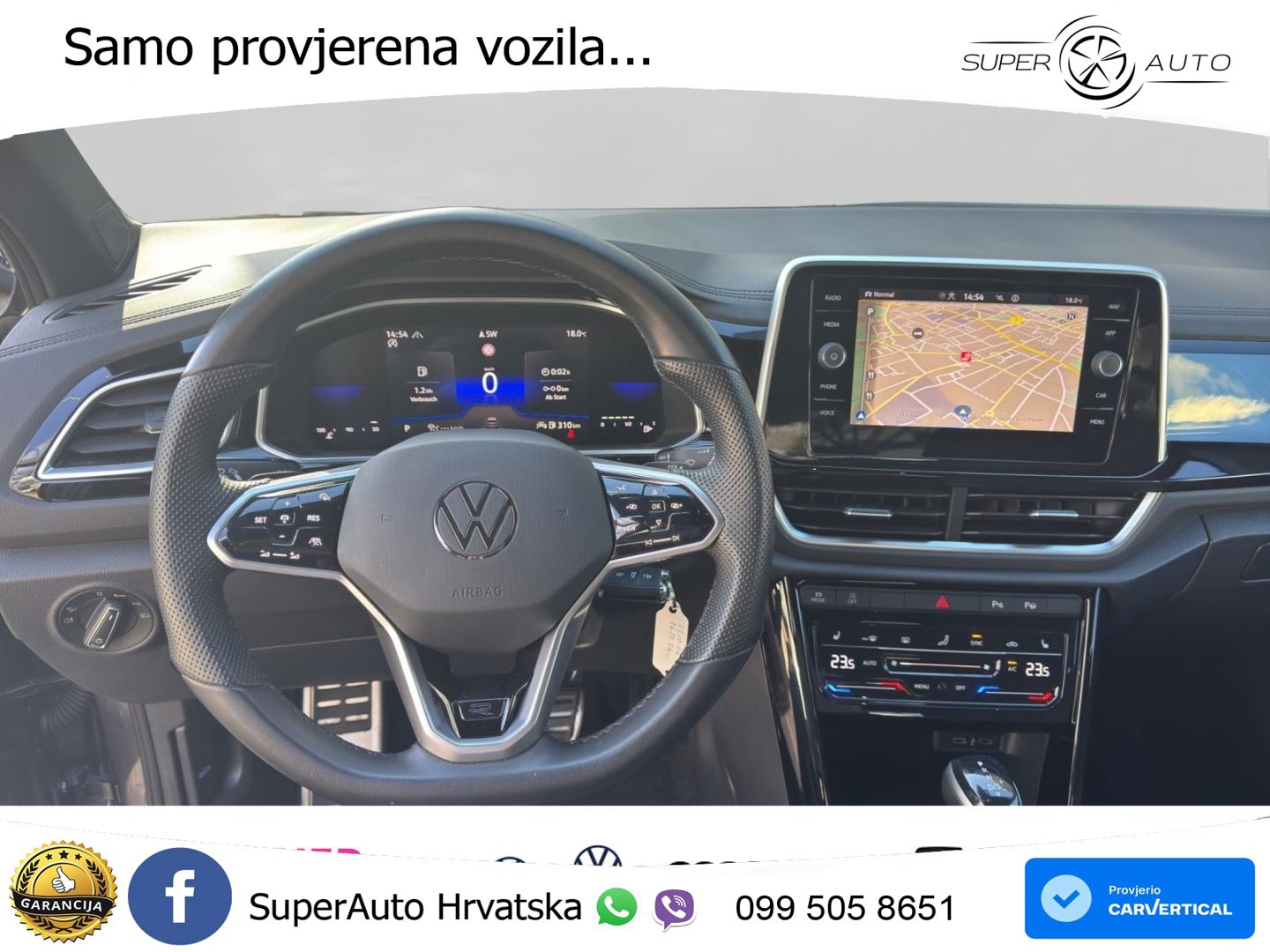 Volkswagen T-Roc 1.5 TSI (150 KS) DSG R-Line LED+GR SJED+ACC