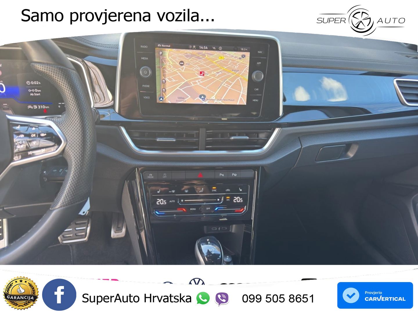 Volkswagen T-Roc 1.5 TSI (150 KS) DSG R-Line LED+GR SJED+ACC