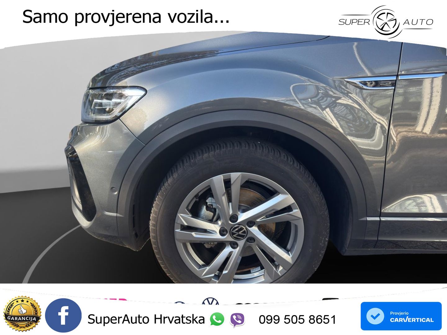 Volkswagen T-Roc 1.5 TSI (150 KS) DSG R-Line LED+GR SJED+ACC