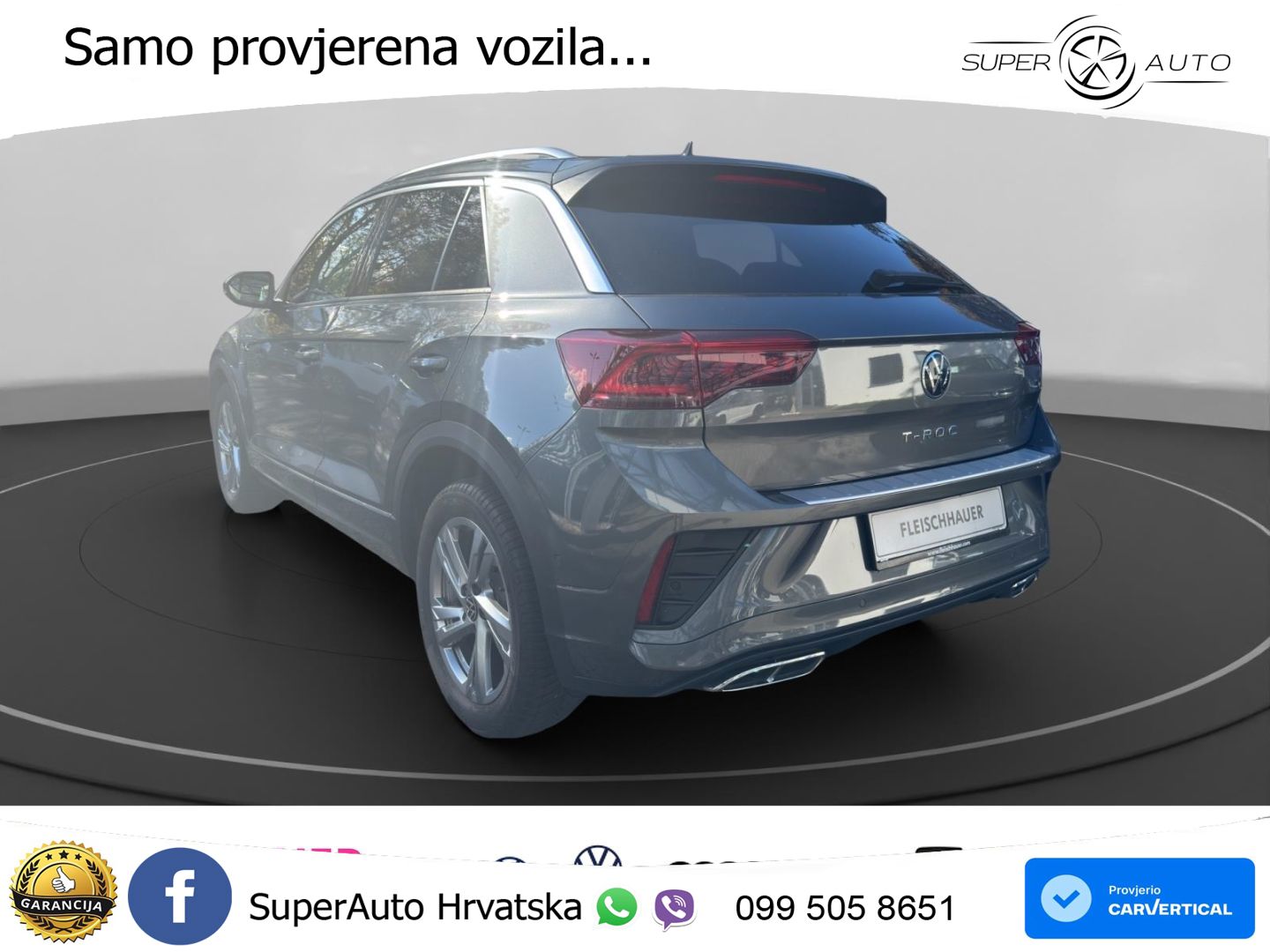 Volkswagen T-Roc 1.5 TSI (150 KS) DSG R-Line LED+GR SJED+ACC
