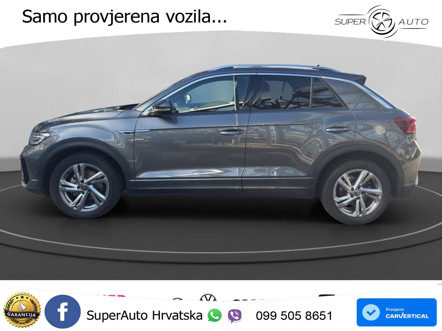 Volkswagen T-Roc 1.5 TSI (150 KS) DSG R-Line LED+GR SJED+ACC