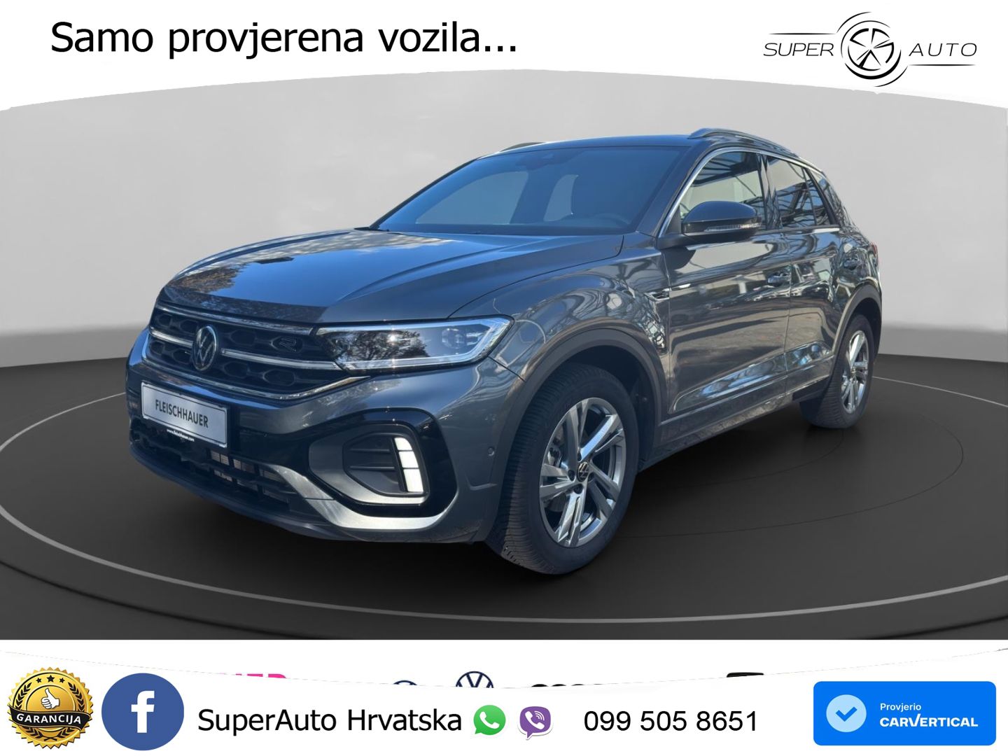 Volkswagen T-Roc 1.5 TSI (150 KS) DSG R-Line LED+GR SJED+ACC