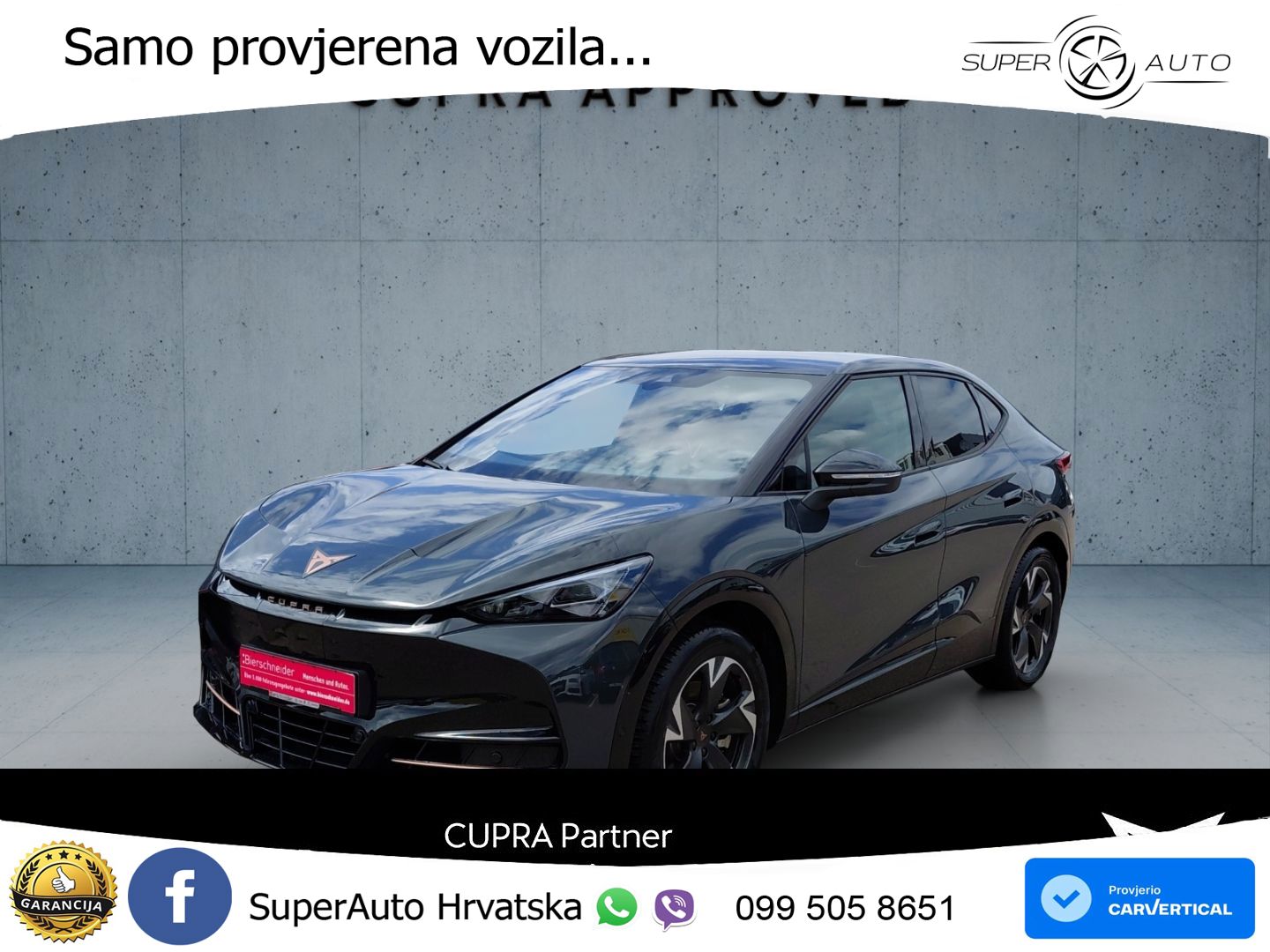 Cupra Tavascan 82 kWh (286 KS) LED+GR SJED+ACC
