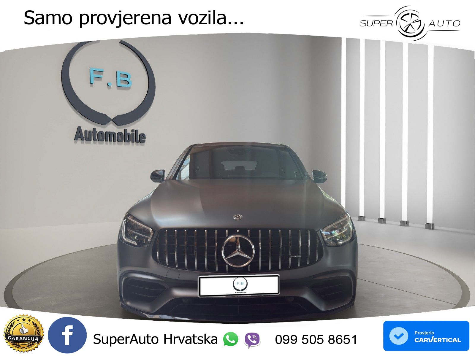 Mercedes GLC Coupe AMG 63 V8 (476 KS) 4MATIC+ MCT LED+GR SJED+ACC