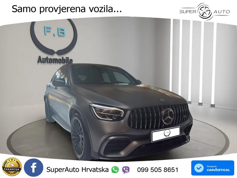 Mercedes GLC Coupe AMG 63 V8 (476 KS) 4MATIC+ MCT LED+GR SJED+ACC
