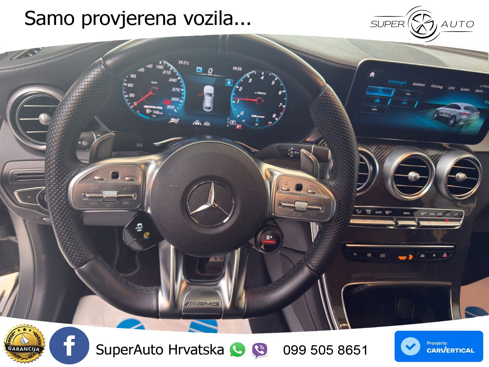 Mercedes GLC Coupe AMG 63 V8 (476 KS) 4MATIC+ MCT LED+GR SJED+ACC