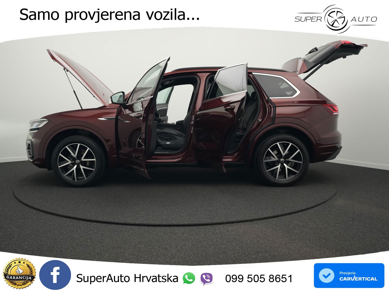 Volkswagen Touareg 3.0 V6 TDI (231 KS) 4MOTION Tiptronic R-Line ZRAČNI+ACC+GR SJED+KAM