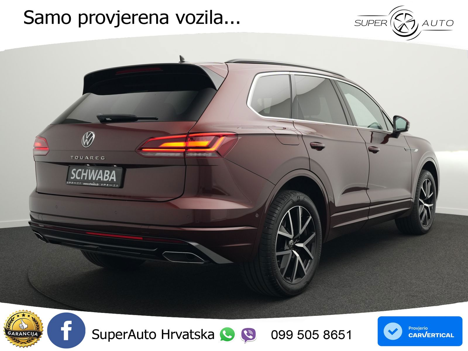 Volkswagen Touareg 3.0 V6 TDI (231 KS) 4MOTION Tiptronic R-Line ZRAČNI+ACC+GR SJED+KAM