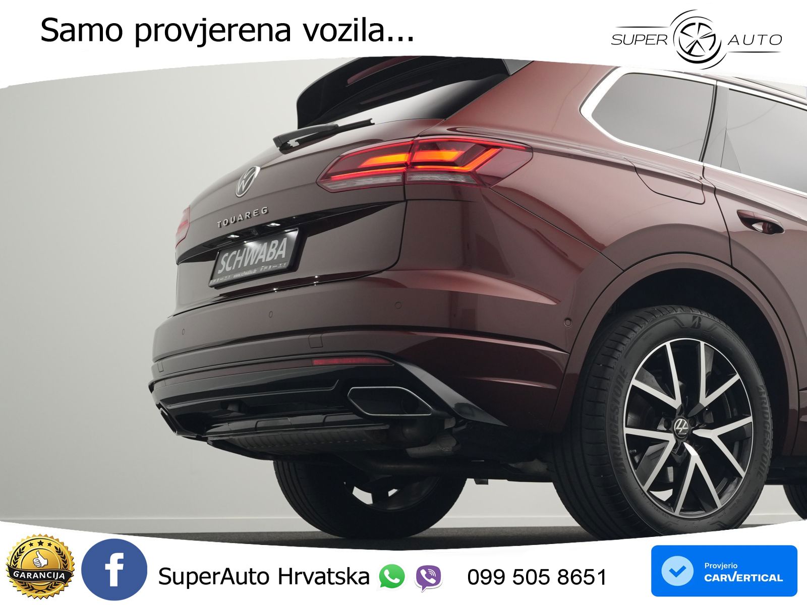 Volkswagen Touareg 3.0 V6 TDI (231 KS) 4MOTION Tiptronic R-Line ZRAČNI+ACC+GR SJED+KAM