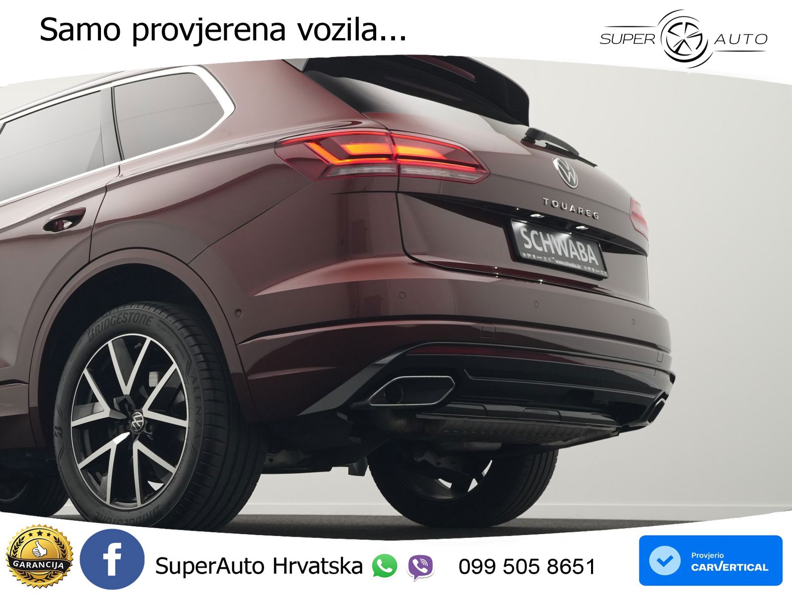 Volkswagen Touareg 3.0 V6 TDI (231 KS) 4MOTION Tiptronic R-Line ZRAČNI+ACC+GR SJED+KAM