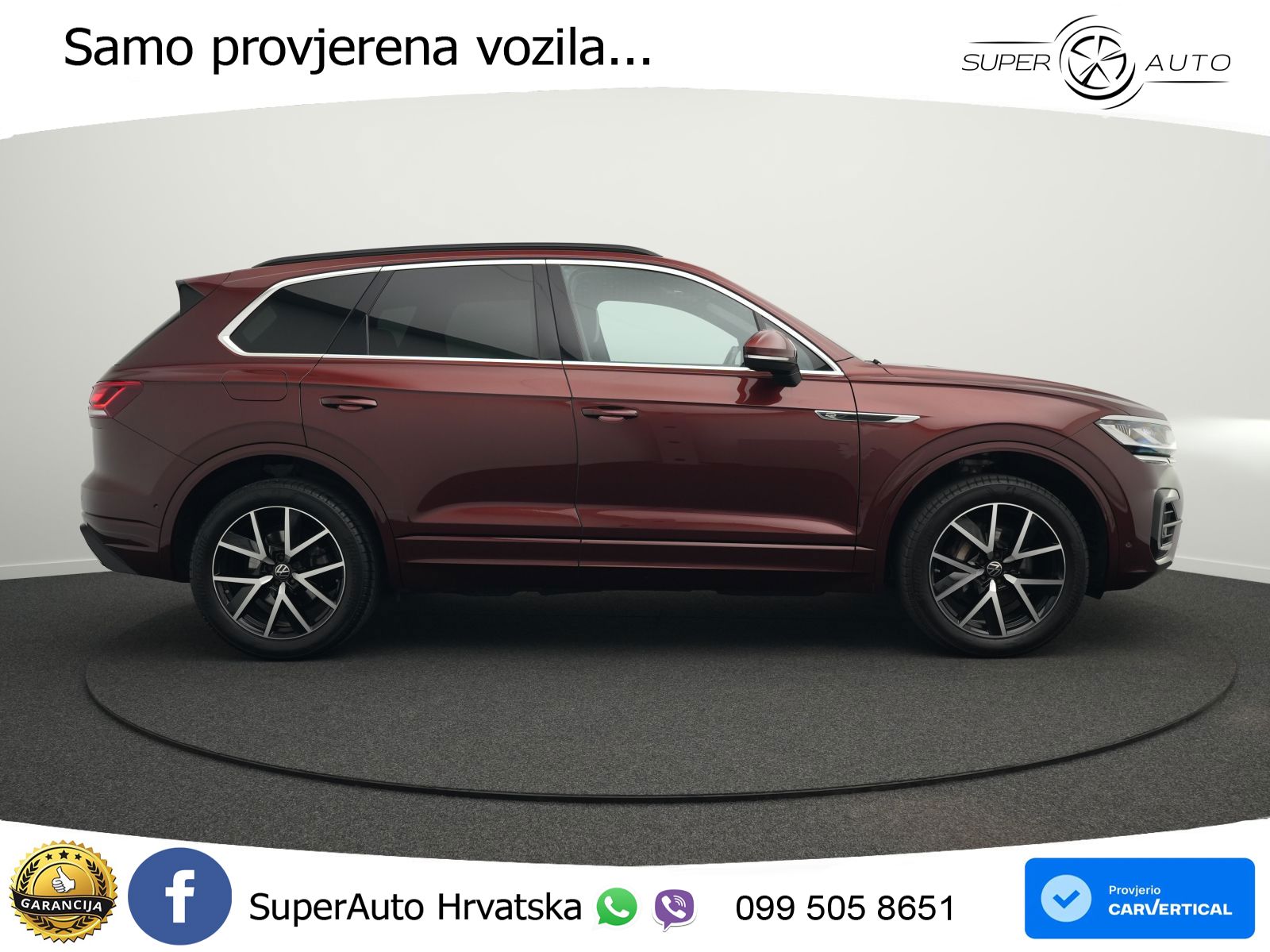 Volkswagen Touareg 3.0 V6 TDI (231 KS) 4MOTION Tiptronic R-Line ZRAČNI+ACC+GR SJED+KAM