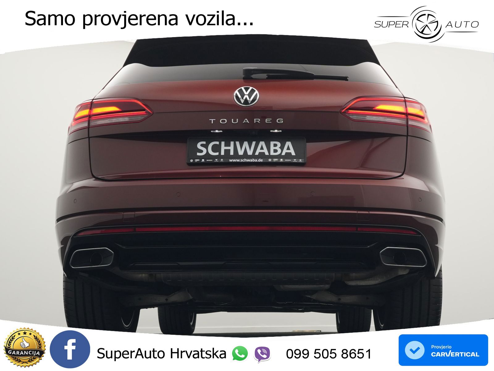 Volkswagen Touareg 3.0 V6 TDI (231 KS) 4MOTION Tiptronic R-Line ZRAČNI+ACC+GR SJED+KAM