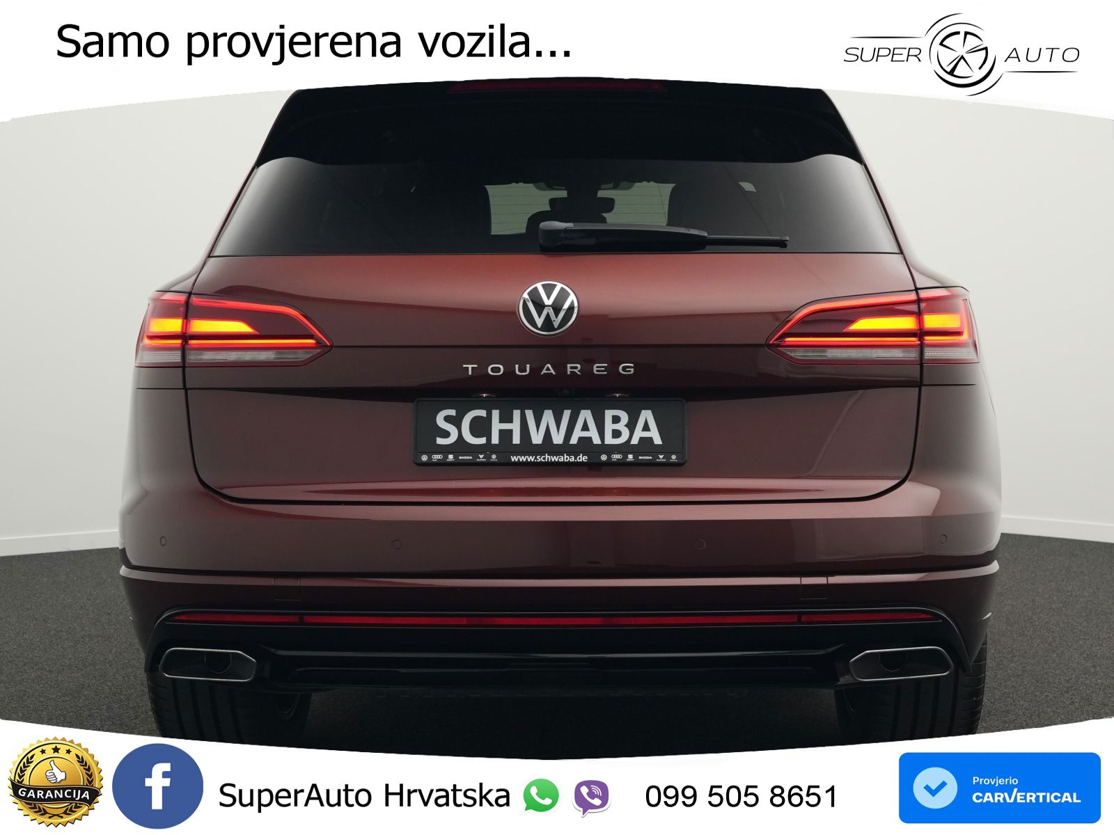 Volkswagen Touareg 3.0 V6 TDI (231 KS) 4MOTION Tiptronic R-Line ZRAČNI+ACC+GR SJED+KAM