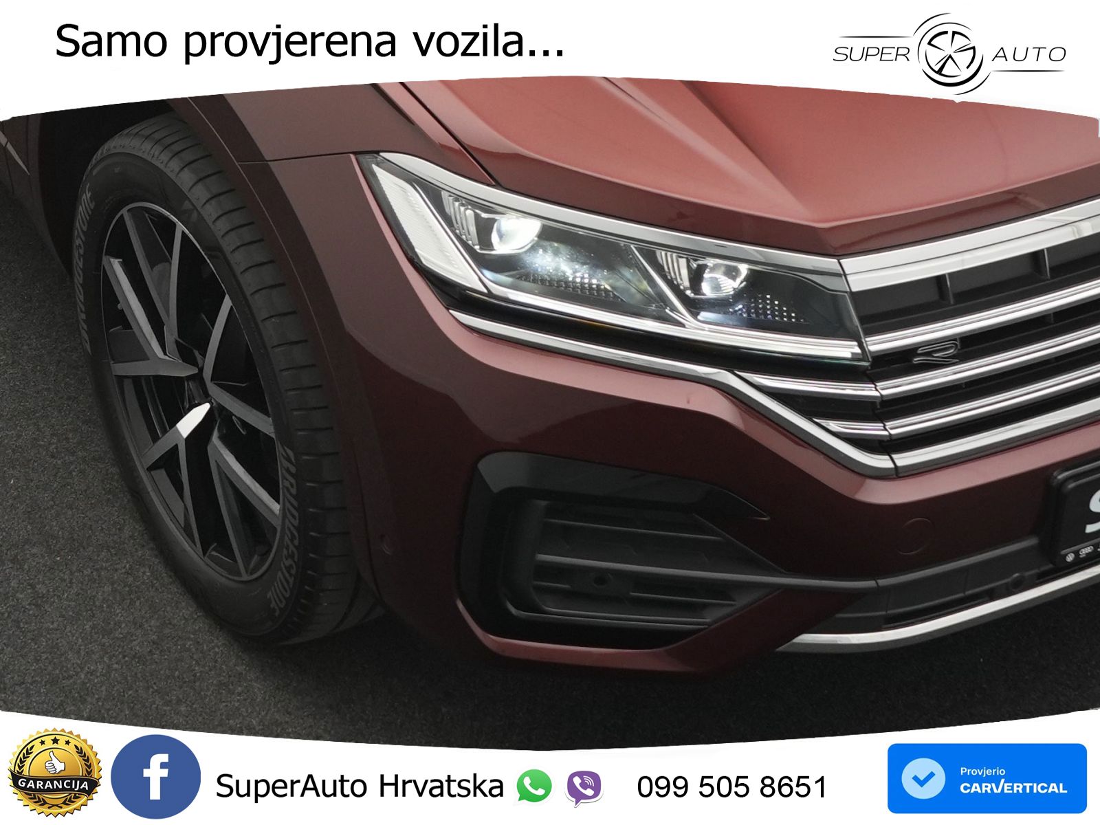 Volkswagen Touareg 3.0 V6 TDI (231 KS) 4MOTION Tiptronic R-Line ZRAČNI+ACC+GR SJED+KAM