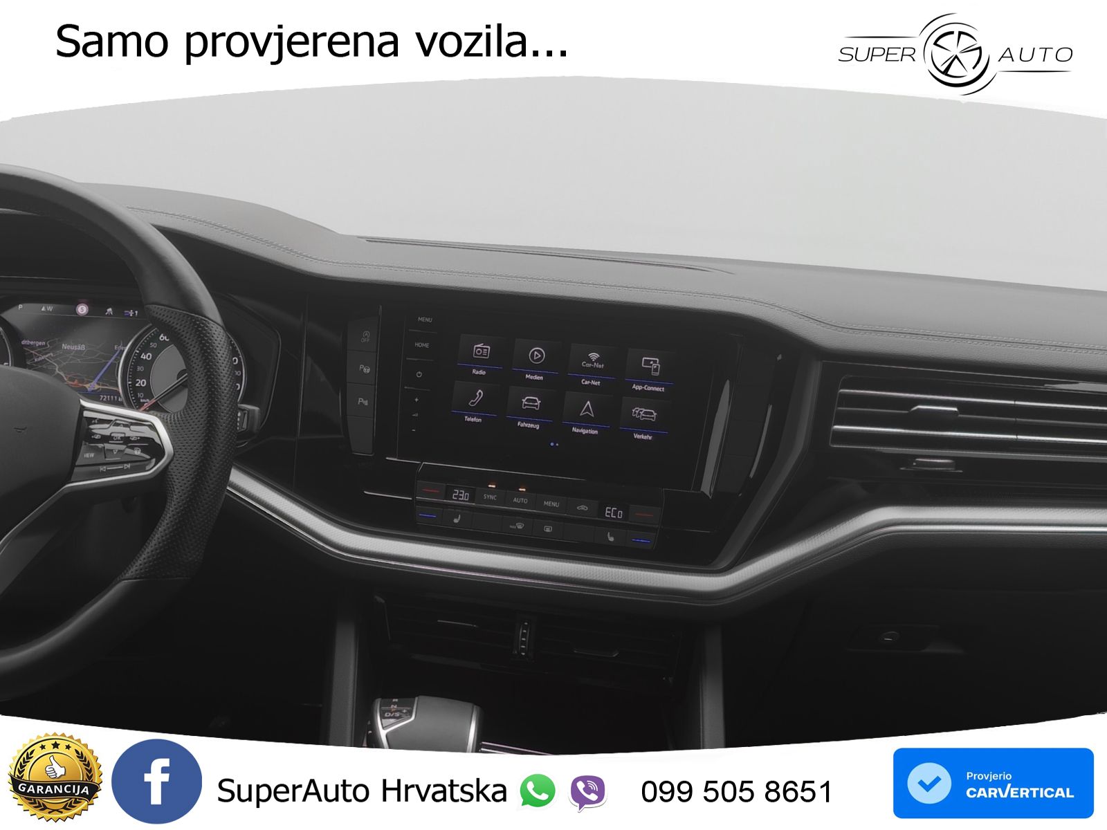 Volkswagen Touareg 3.0 V6 TDI (231 KS) 4MOTION Tiptronic R-Line ZRAČNI+ACC+GR SJED+KAM