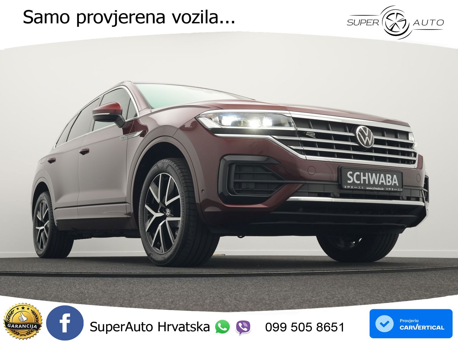 Volkswagen Touareg 3.0 V6 TDI (231 KS) 4MOTION Tiptronic R-Line ZRAČNI+ACC+GR SJED+KAM