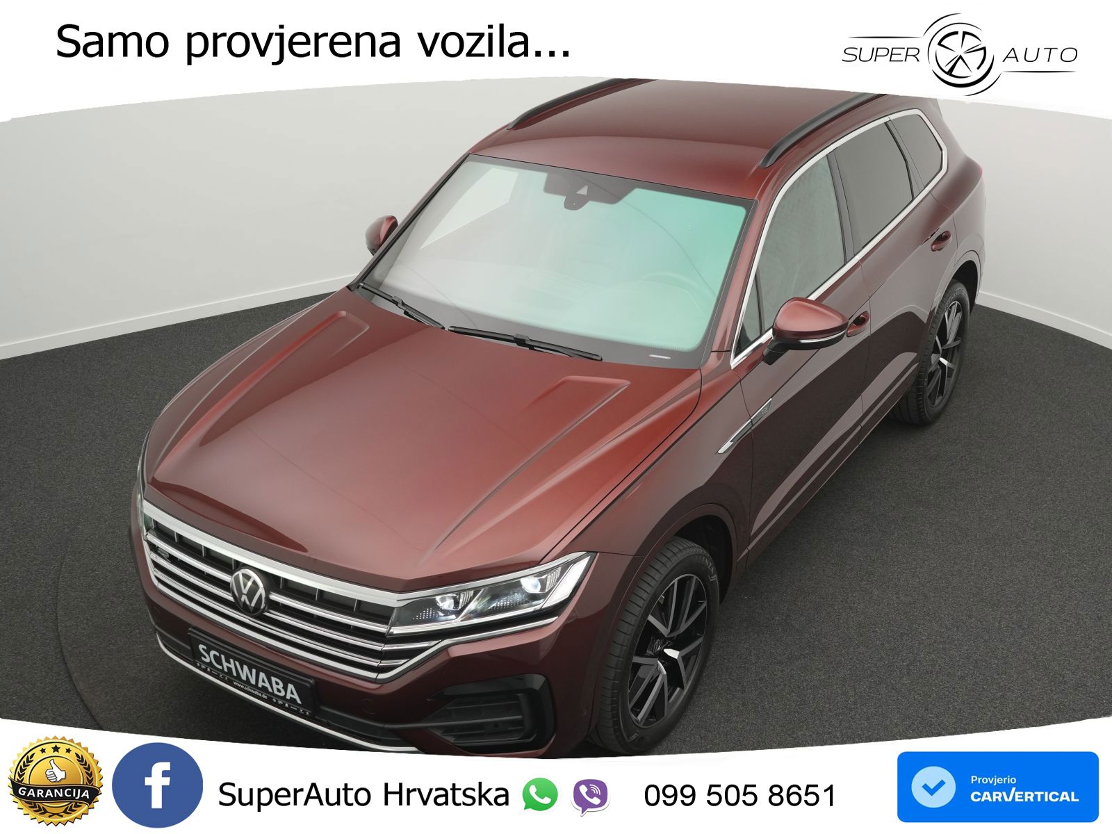 Volkswagen Touareg 3.0 V6 TDI (231 KS) 4MOTION Tiptronic R-Line ZRAČNI+ACC+GR SJED+KAM