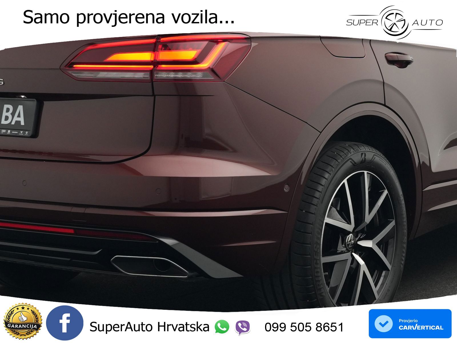 Volkswagen Touareg 3.0 V6 TDI (231 KS) 4MOTION Tiptronic R-Line ZRAČNI+ACC+GR SJED+KAM