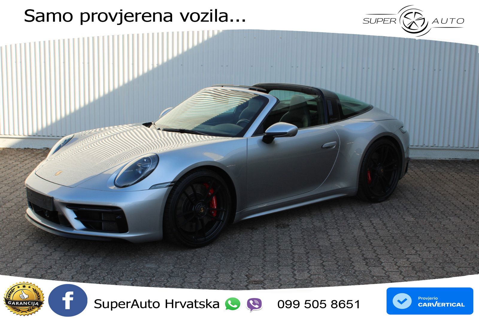 Porsche 911 Targa 4 GTS 3.0 (480 KS) PDK LED+GR SJED+ACC