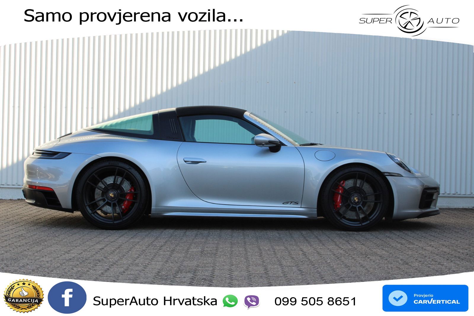 Porsche 911 Targa 4 GTS 3.0 (480 KS) PDK LED+GR SJED+ACC