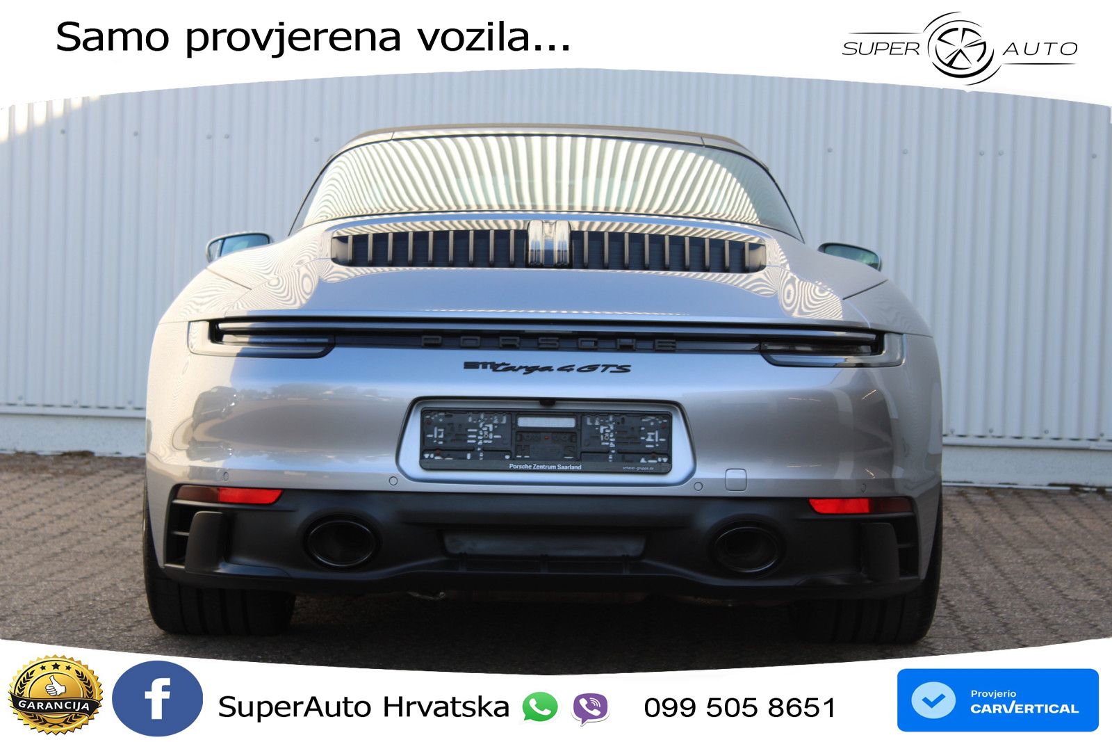 Porsche 911 Targa 4 GTS 3.0 (480 KS) PDK LED+GR SJED+ACC