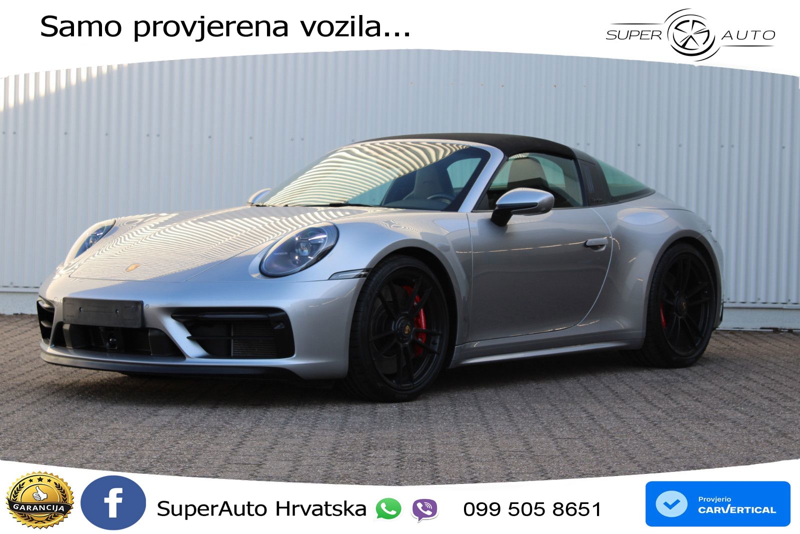 Porsche 911 Targa 4 GTS 3.0 (480 KS) PDK LED+GR SJED+ACC