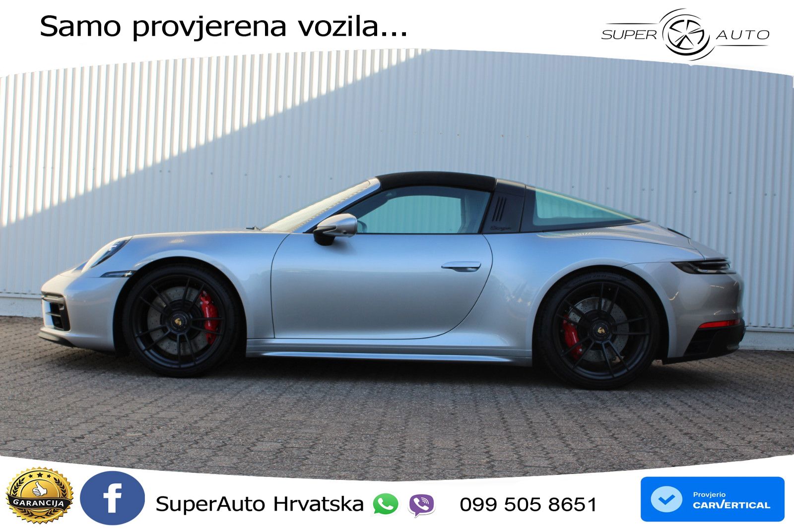 Porsche 911 Targa 4 GTS 3.0 (480 KS) PDK LED+GR SJED+ACC