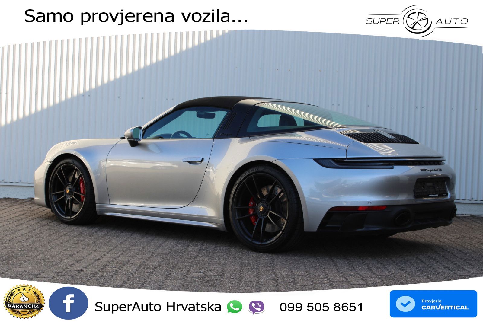 Porsche 911 Targa 4 GTS 3.0 (480 KS) PDK LED+GR SJED+ACC
