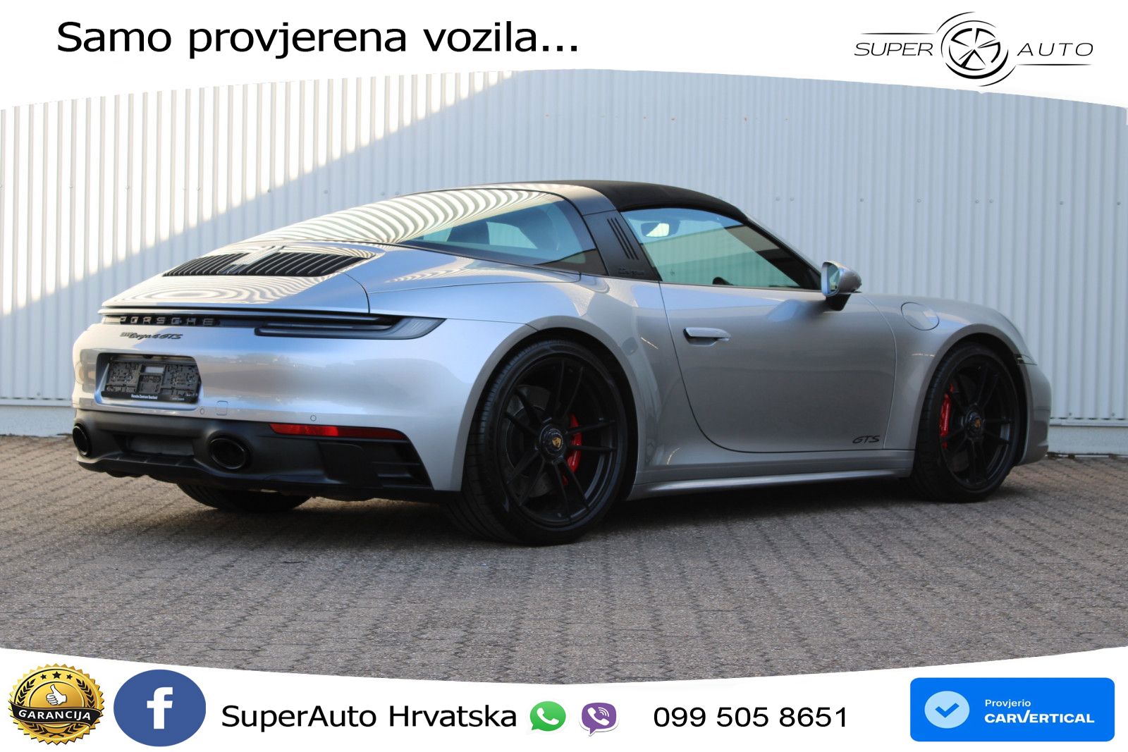 Porsche 911 Targa 4 GTS 3.0 (480 KS) PDK LED+GR SJED+ACC