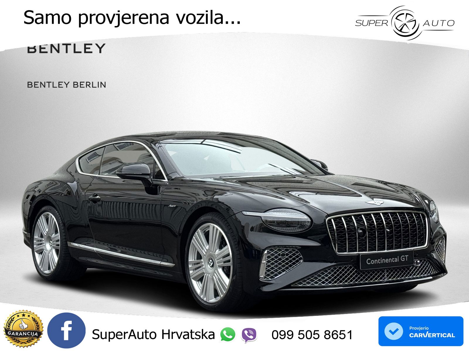 Bentley Continental GT IV 4.0 V8 TFSi (680 KS) AWD DCT LED+GR SJED+ACC
