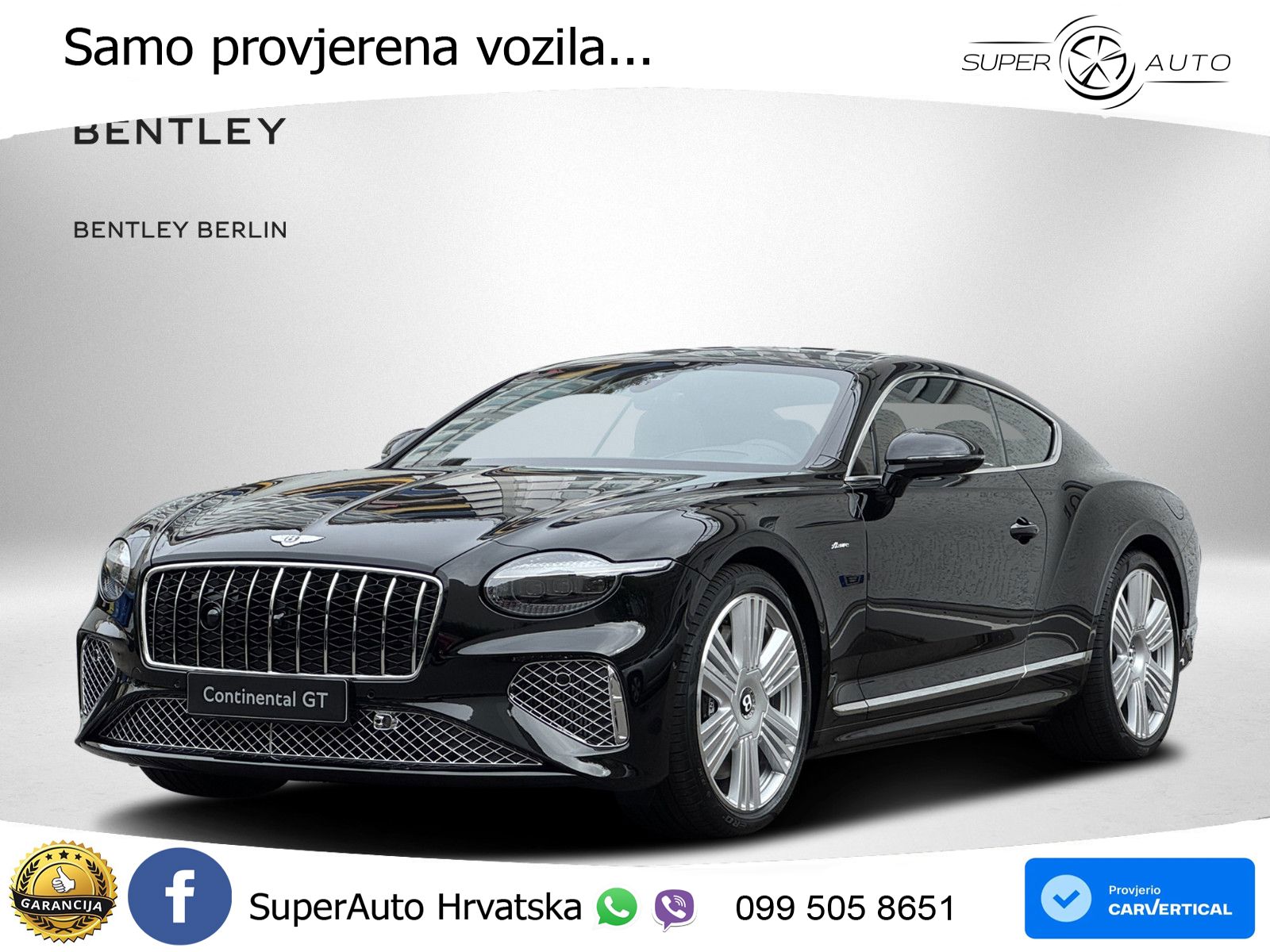 Bentley Continental GT IV 4.0 V8 TFSi (680 KS) AWD DCT LED+GR SJED+ACC
