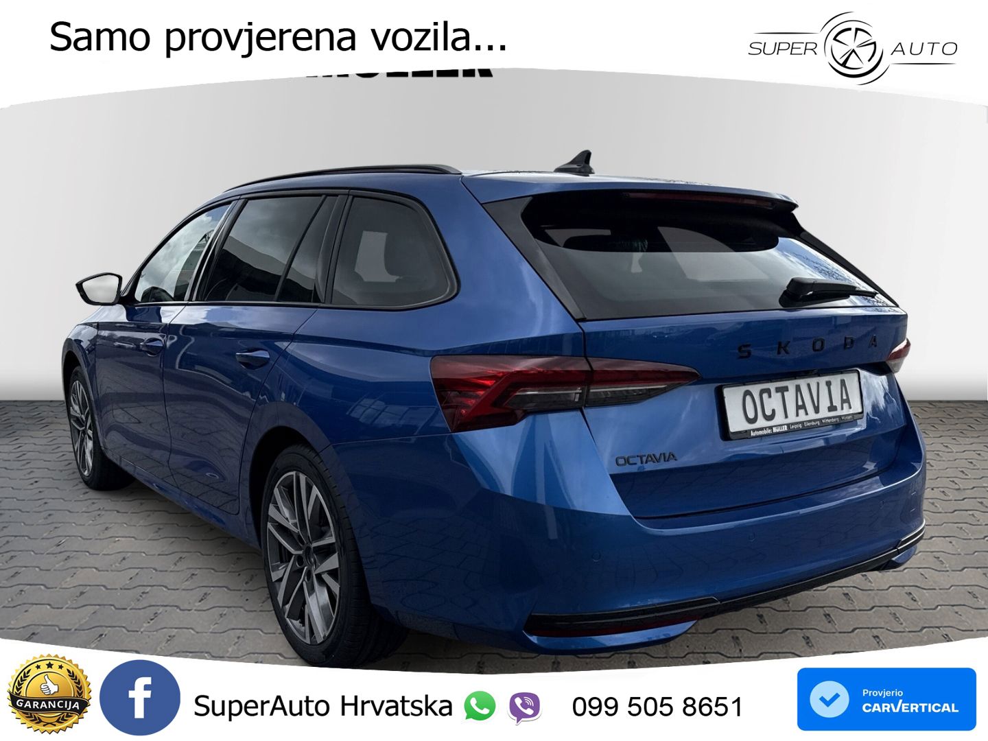 Škoda Octavia Combi 1.5 TSI (150 KS) DSG SportLine LED+GR SJED+ACC
