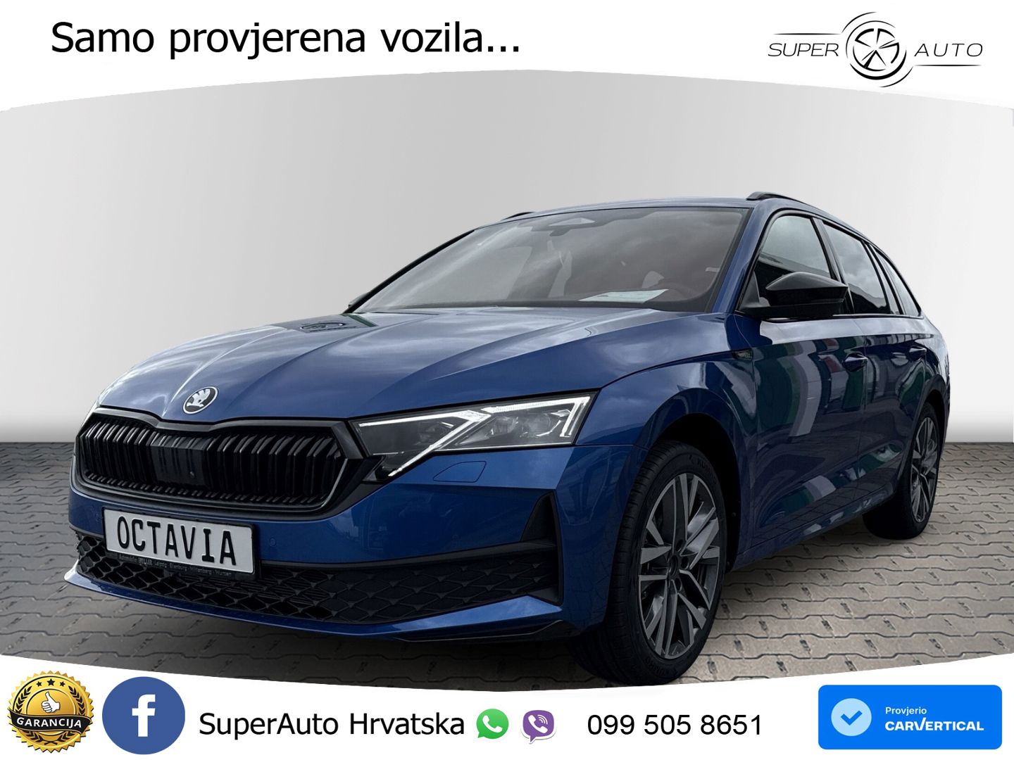 Škoda Octavia Combi 1.5 TSI (150 KS) DSG SportLine LED+GR SJED+ACC