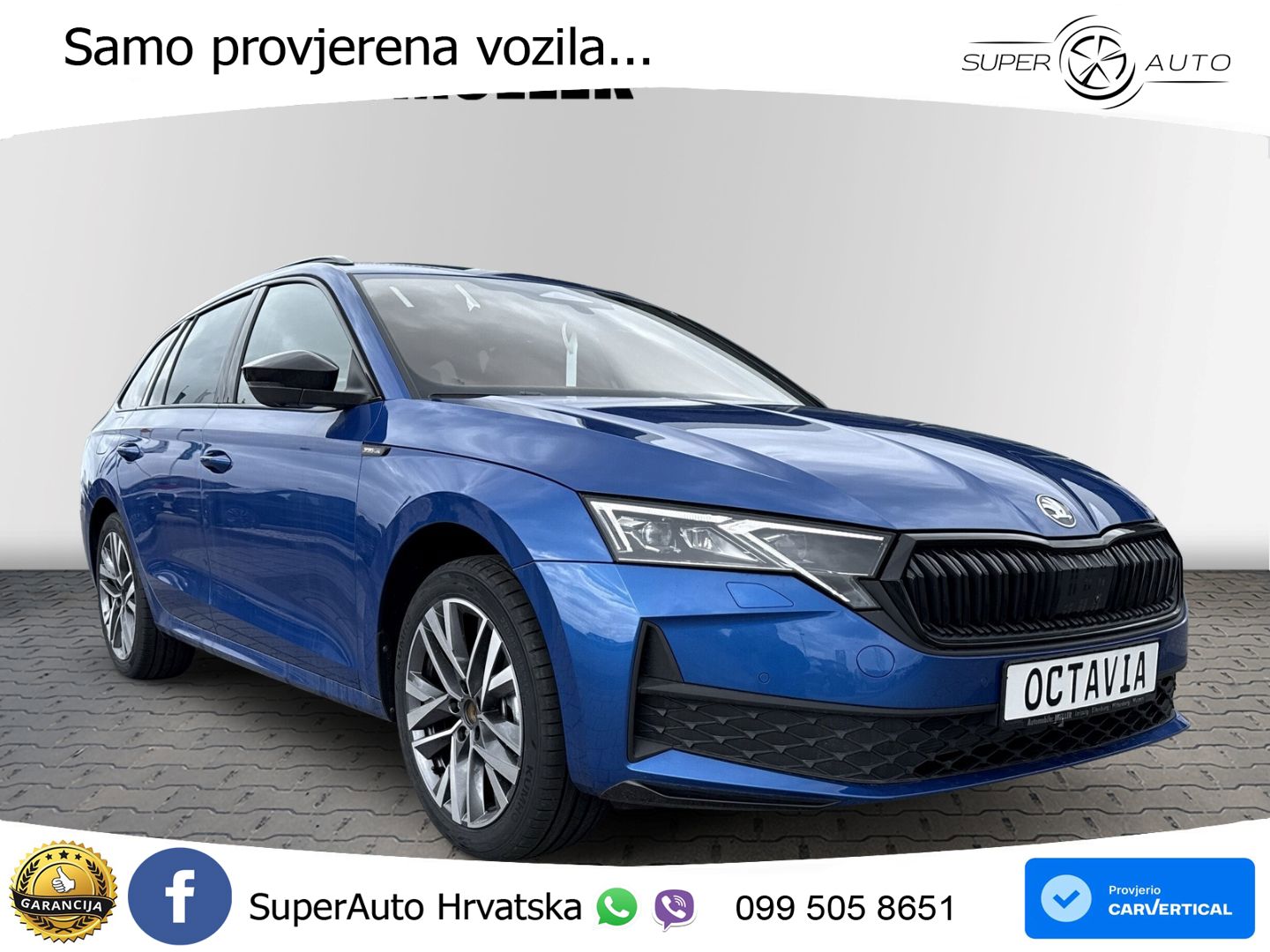 Škoda Octavia Combi 1.5 TSI (150 KS) DSG SportLine LED+GR SJED+ACC