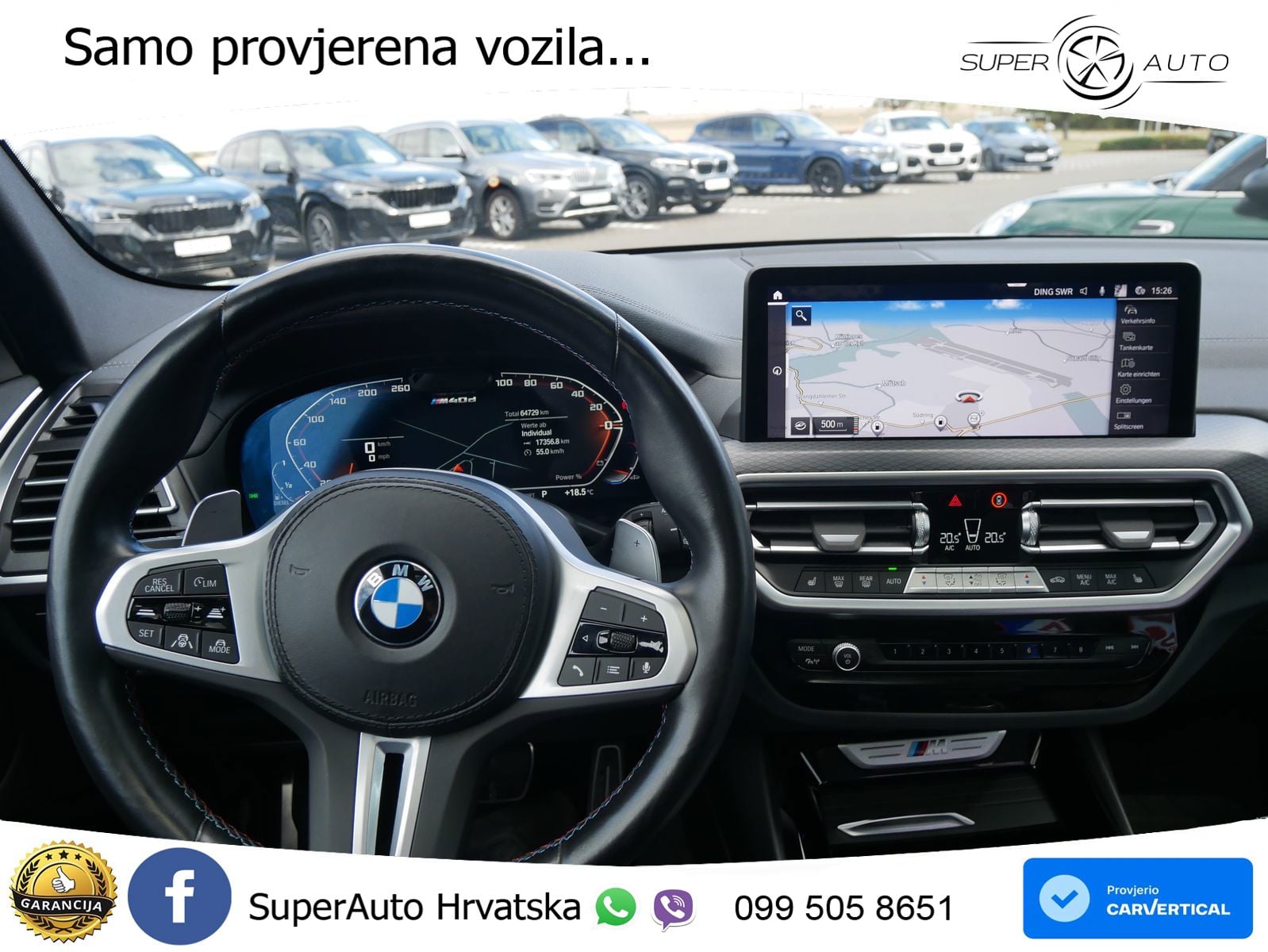 BMW X3 M40d xDrive Steptronic LED+GR SJED+ACC
